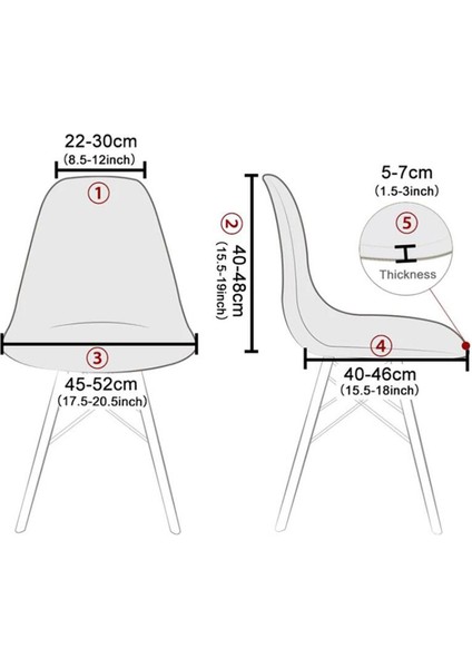 F Fityle Sıkı Kolsuz Kabuk Sandalye Koltuk Kapağı Örtüsü (Yurt Dışından) fırsatları