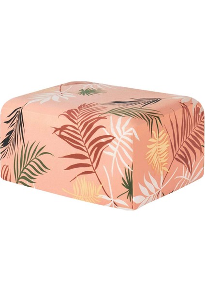F Fityle Baskılı Osmanlı Kapağı Foothool Slipcover Footrest Koruyucu Örtüsü (Yurt Dışından)