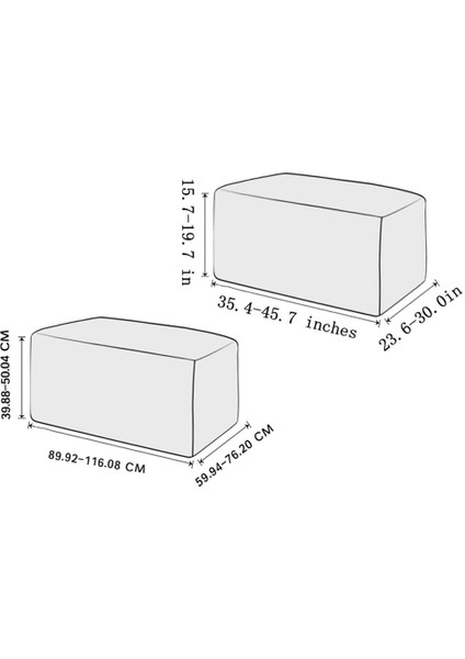 F Fityle Baskılı Osmanlı Kapağı Foothool Slipcover Footrest Koruyucu Örtüsü (Yurt Dışından)