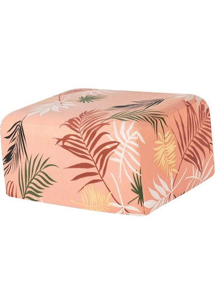 F Fityle Baskılı Osmanlı Kapağı Foothool Slipcover Footrest Koruyucu Örtüsü (Yurt Dışından)