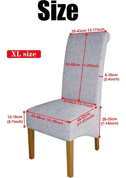 F Fityle Kadife Sandalye Kapak Örtüsü (Yurt Dışından) fiyatları