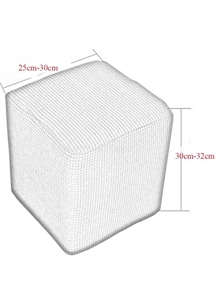 F Fityle Osmanlı Dikdörtgen Tabure Kapağı Örtüsü (Yurt Dışından) fırsatları