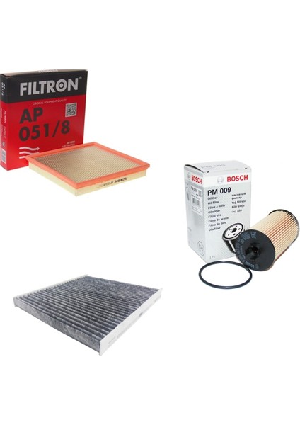 Chevrolet Cruze 1.6 Benzin Filtre Bakım Seti