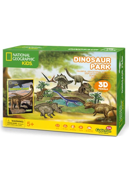 Cubic Fun Cubicfun National Geographic Kids 3D Puzzle Dinozor Parkı