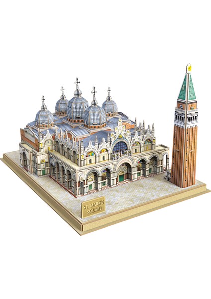 Cubicfun National Geographic San Marco Meydanı 3D Puzzle 107 Parç
