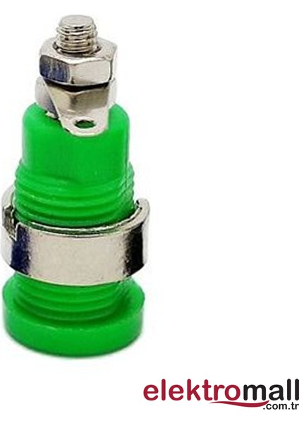 4mm Korumalı Yeşil Born Jack - 10 Adet