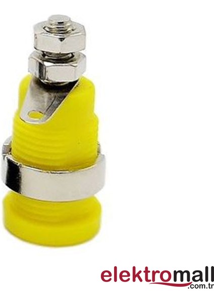 4mm Korumalı Sarı Born Jack - 10 Adet