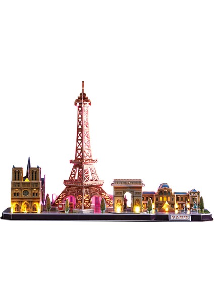 Cubic Fun Cubicfun Paris 3D Puzzle 115 Parça LED Işıklı