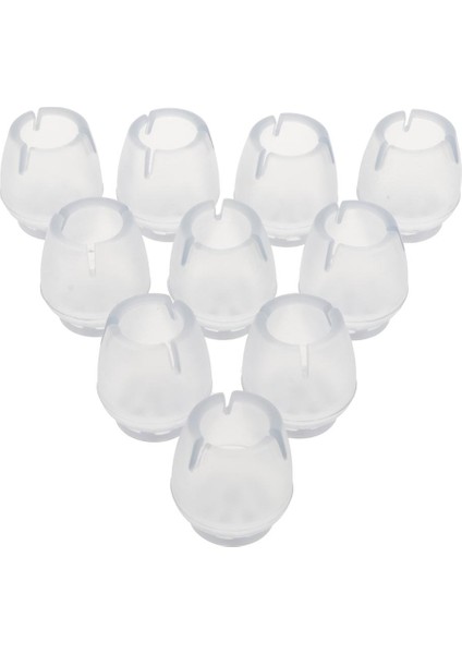 F Fityle Yuvarlak Silikon Sandalye Bacak Kapakları 10 Adet (Yurt Dışından) modelleri