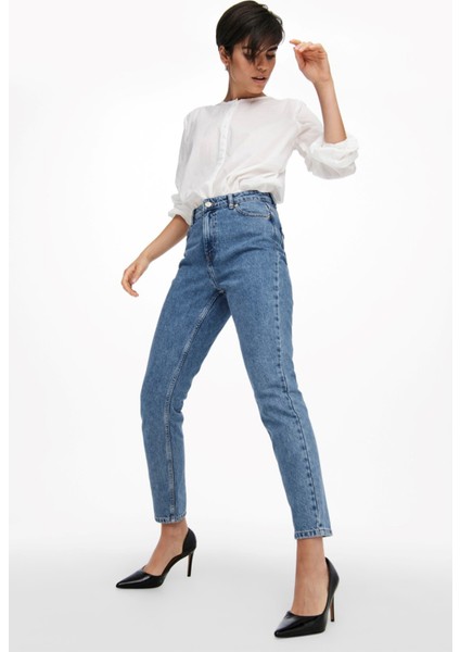 Kadın Mom Jeans Onljagger High Mom Kot 15242370 indirimleri