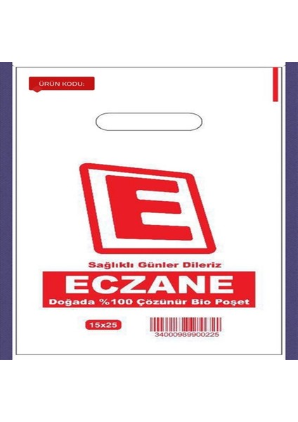 Eczane Poşeti Mini Boy (15X25) 5 kg