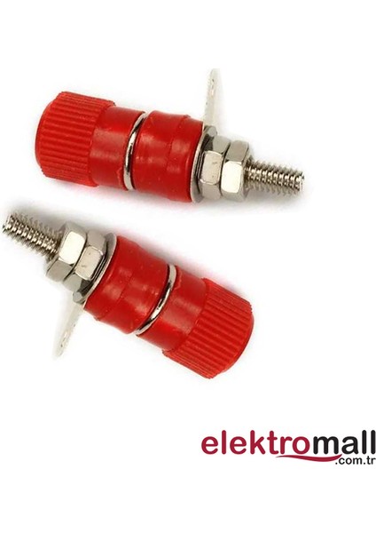4mm Kırmızı Born Jack - 10 Adet