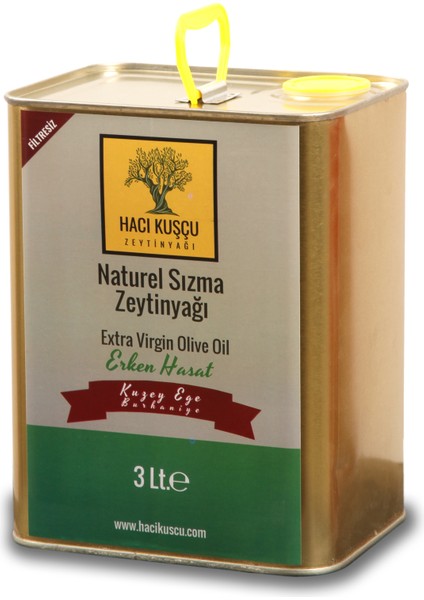 Naturel Sızma Zeytinyağı Erken Hasat 3 lt