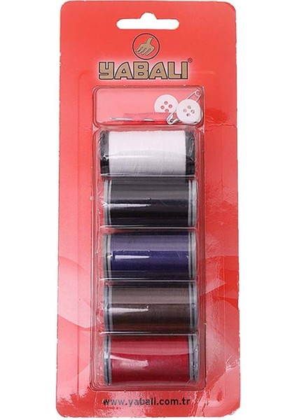 Dikiş Ipliği 5 ' Li Karışık Renk