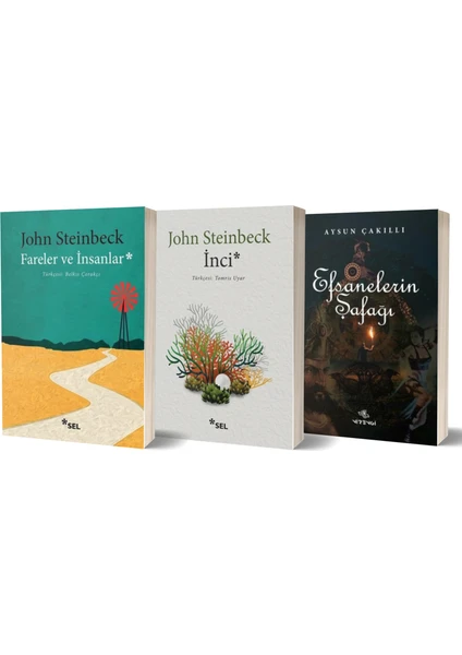 Fareler ve İnsanlar - İnci - Efsanelerin Şafağı - 3 Kitap - John Steinbeck