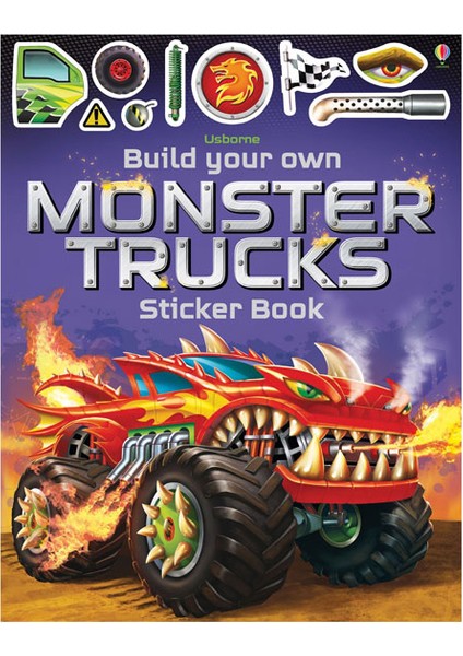 Build Your Own Monster Trucks Sticker Book - George Eliot