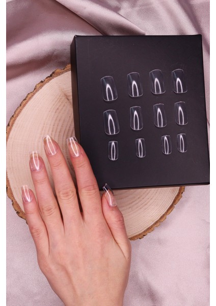 100'LÜ Şeffaf Takma Tırnak T61