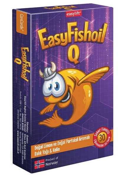 Easyq Omega 3 30 Çiğneme Tableti