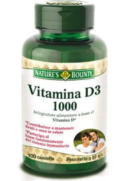 Vitamin D3 1000 Iu 100 Softjel