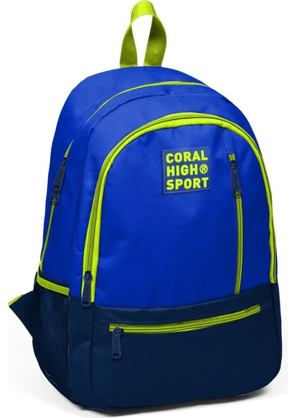 Sport Mavi Lacivert Üç Bölmeli Sırt Çantası 23459