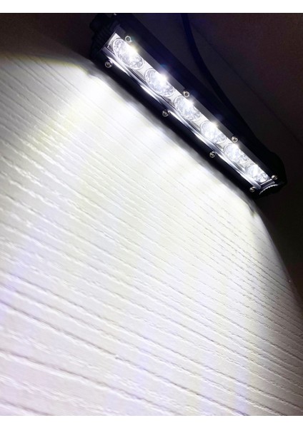 Off Road Barled 18W 6 LED Beyaz Tek Sıra modelleri