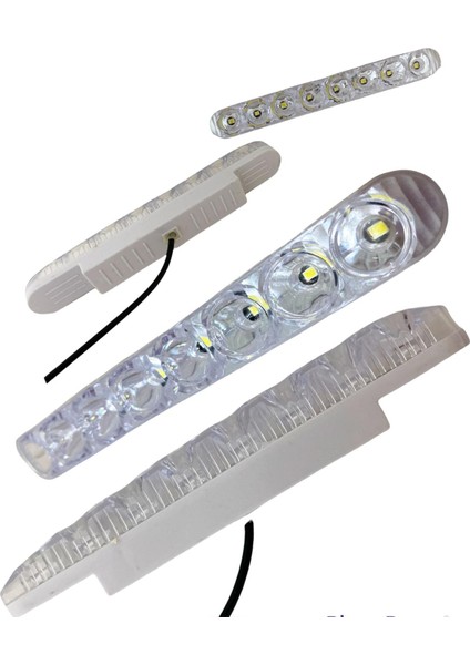 Gündüz Ledi 8 Ledli (8+8) Beyaz Sis Ledi Gündüz Farı