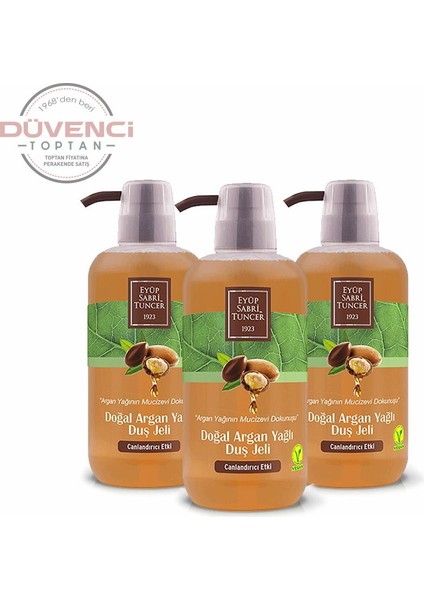 Argan Yağlı Duş Jeli Seti 3'lü