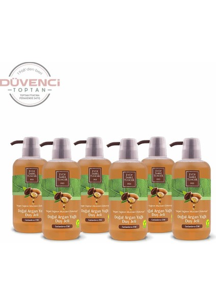 Argan Yağlı Duş Jeli Seti 6'lı