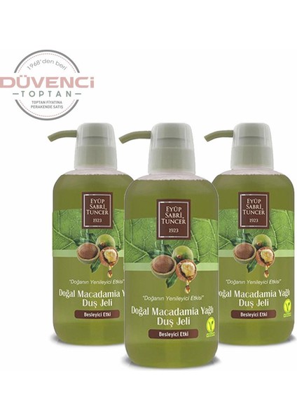 Macadamia Yağlı Duş Jeli Seti 3'lü
