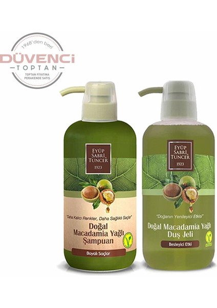 Macadamia Yağlı Duş Jeli ve Şampuanı 2'li