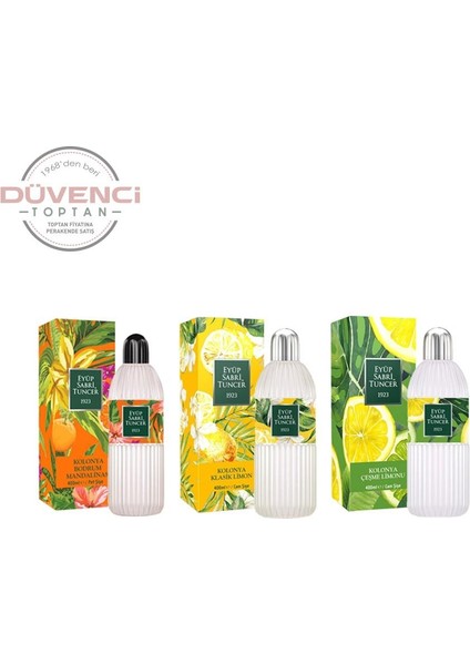 400 ml 3'lü Kolonya Seti A