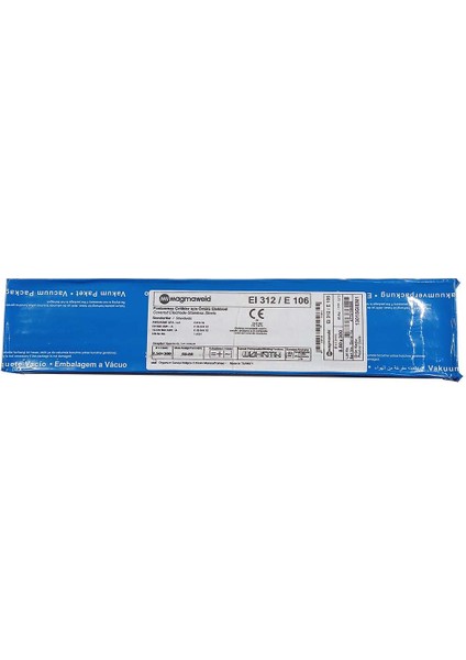 Magmaveld Eı 312/E 106 Paslanmaz Çelik Elektrod 2.50X300 mm (80 Li Paket)