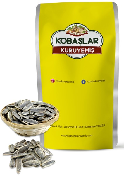 Kobaşlar Kuruyemiş Siyah Tuzlu Çekirdek 500 gr