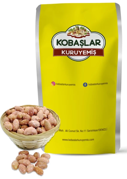 Kobaşlar Kuruyemiş Tuzlu Mercan Fıstık ( Küçük Boy ) 500 gr