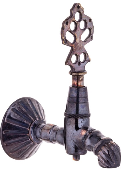 Sarıklı Osmanlı Nostalji Hamam Sauna Musluğu Eskitme Bakır