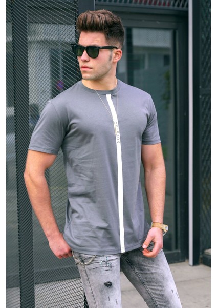 Baskılı Füme T-Shirt 5378