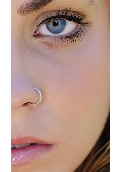 Deliksiz Sıkıştırmalı 925 Ayar Gümüş Halka Hızma