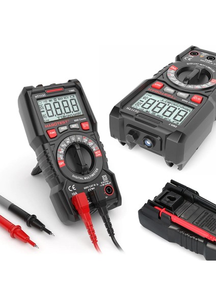 Multımetre Ampermetre Ölçü Aleti Dijital Fenerli Habotest HT-113C