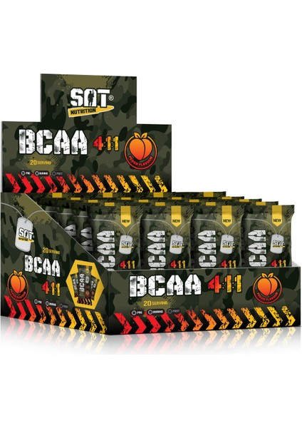 Bcaa 4:1:1 20X7 Gr. Şeftali Aromalı