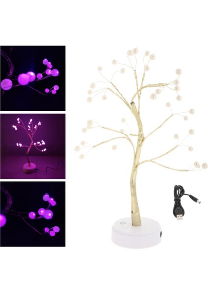 F Fityle LED Ağaç Lambası USB Noel Peri Gece Lambası 36 LED (Yurt Dışından)
