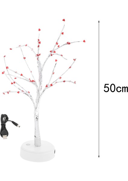 F Fityle LED Ağaç Lambası USB Noel Peri Gece Işık Aşk 60 LED (Yurt Dışından)