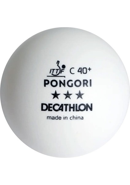Masa Tenisi Topu Ittf Onaylı Ping Pong Topu Beyaz (3 Adet) fiyatları