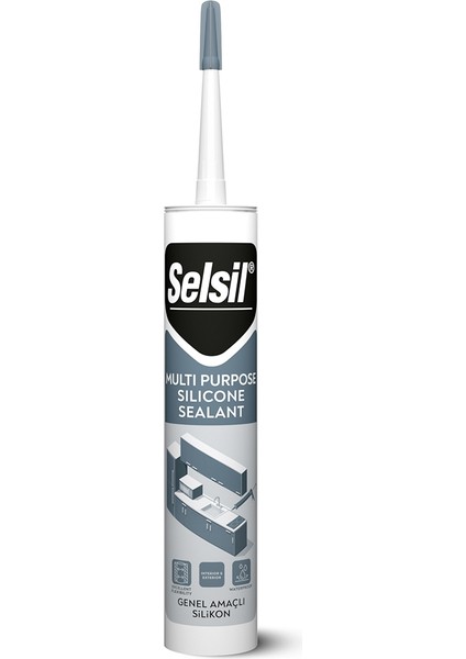 Genel Amaçli Si̇li̇kon 280GR Şeffaf