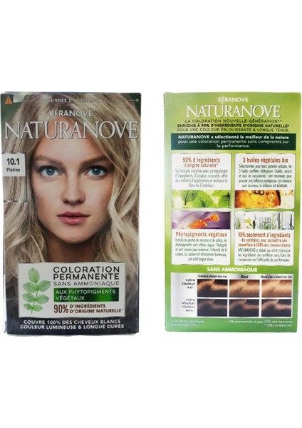 Naturanove Color Permanente Saç Boyası 10.1 Platine