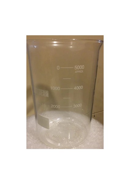 Beher Cam Kısa Form 5000 ml