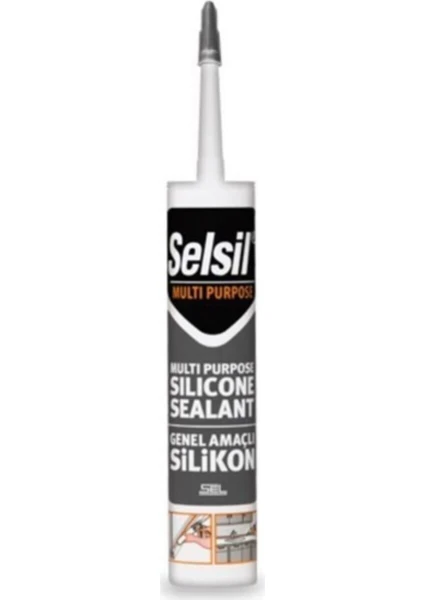 Selsil Genel Amaçlı Beyaz Silikon  280 gr