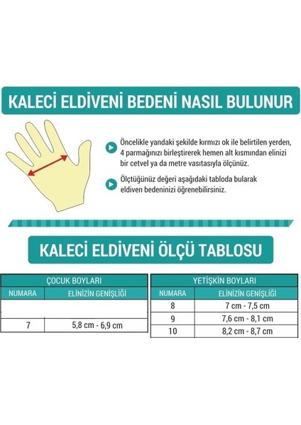 Plonjon Kemikli Kaleci Eldiveni Bilek Bandajlı Mükemmel Tutuş Kavrama Finger Protected