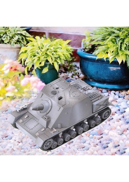 4d Harç Modeli Kiti Eğitim Oyuncak Zırh Tankı Için Xmas Hediye Masa Üstü Gri