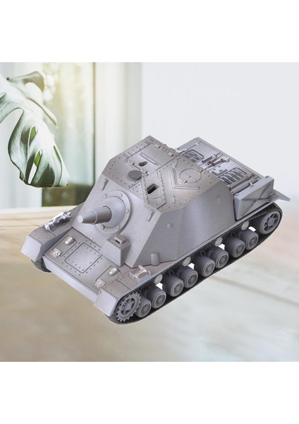 4d Harç Modeli Kiti Eğitim Oyuncak Zırh Tankı Için Xmas Hediye Masa Üstü Gri