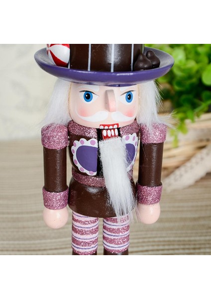 25 cm Kek Fındıkkıran Asker Kukla Bebek Hediye Noel Süs Süslemeleri Kahverengi fiyatları